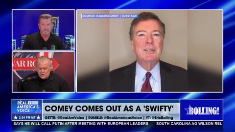 JAMES COMEY IS A SWIFTIE?
			