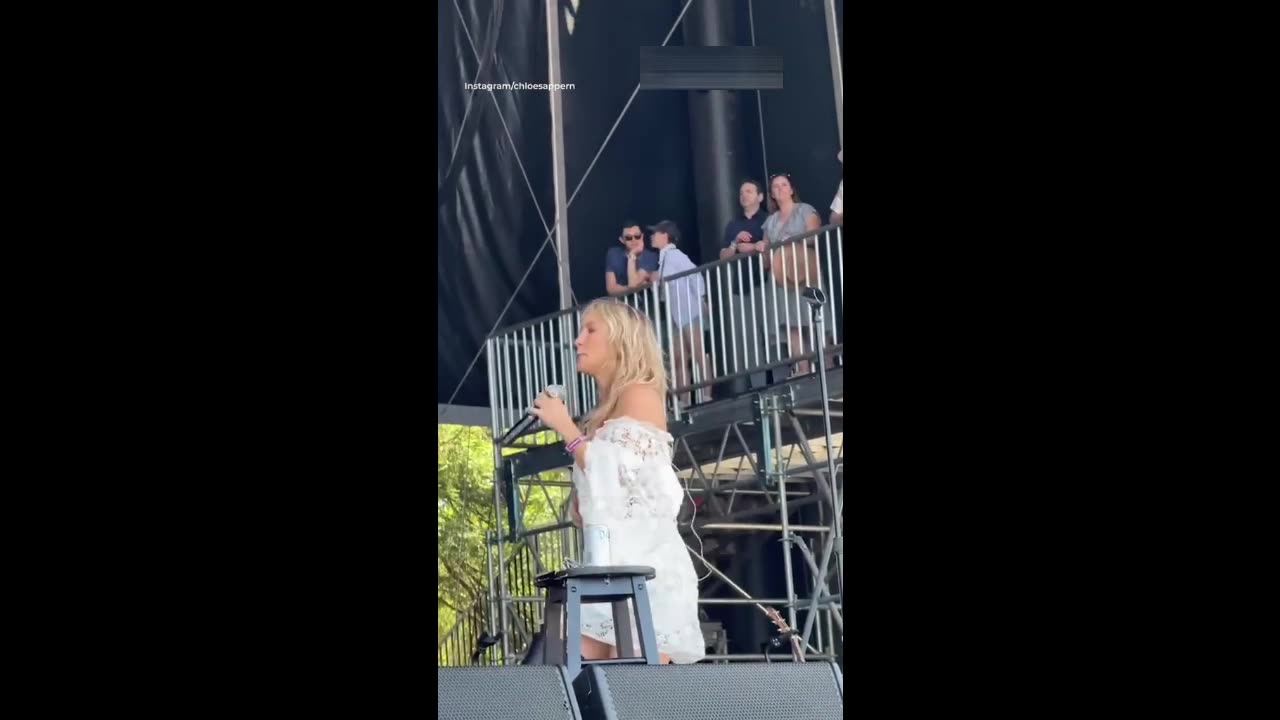 Kate Hudson performs at the 2025 BottleRock Music Festival