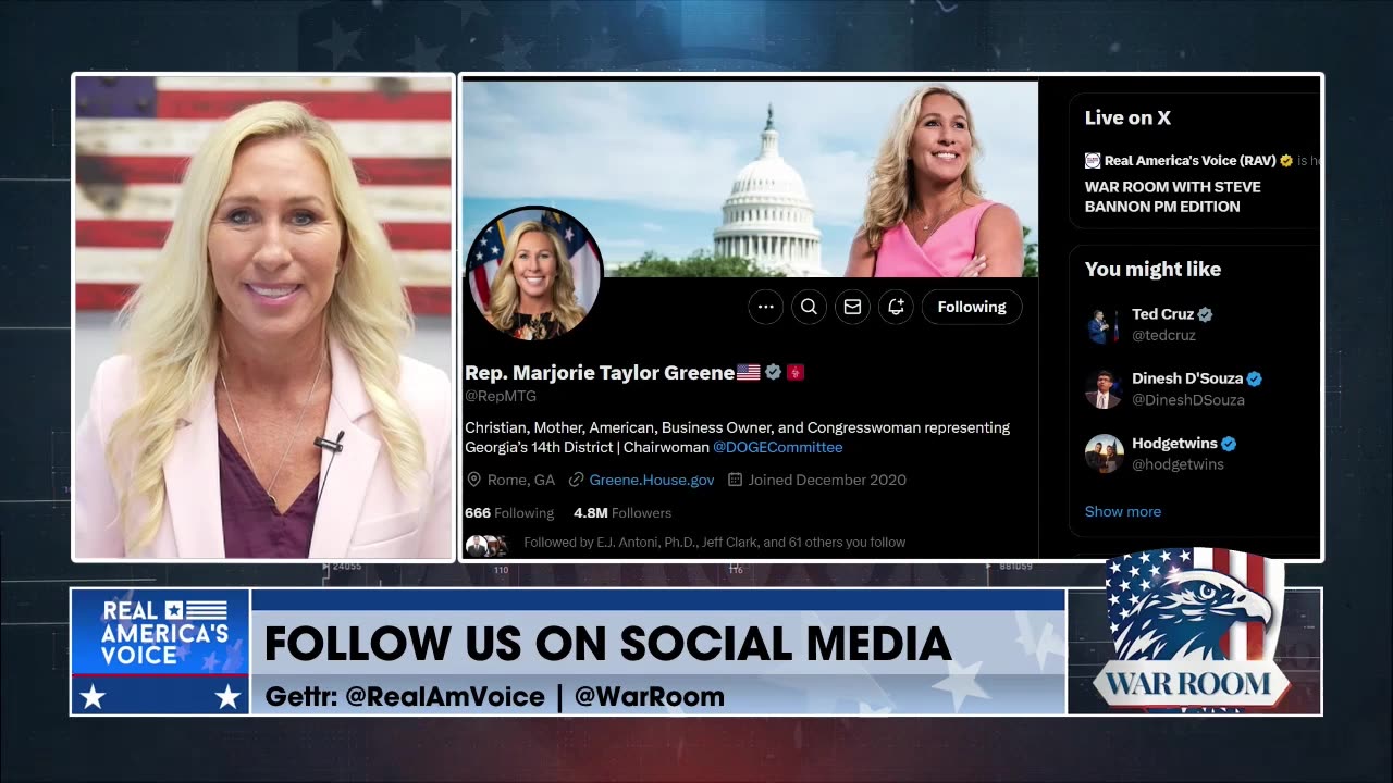 Rep. MTG Reacts To Sam Altman’s Assessment Of AI Surpassing Human Intelligence