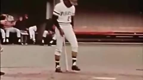Roberto Clemente - 3,000th Hit September 30, 1972