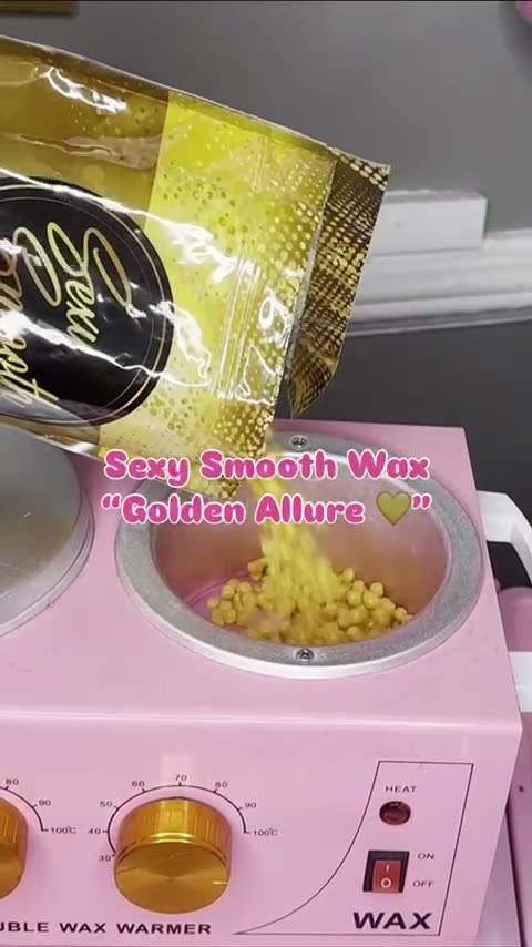 Leg Waxing & Unboxing in North Carolina Using Sexy Smooth Golden Allure | @prettyblinkk.aesthetics