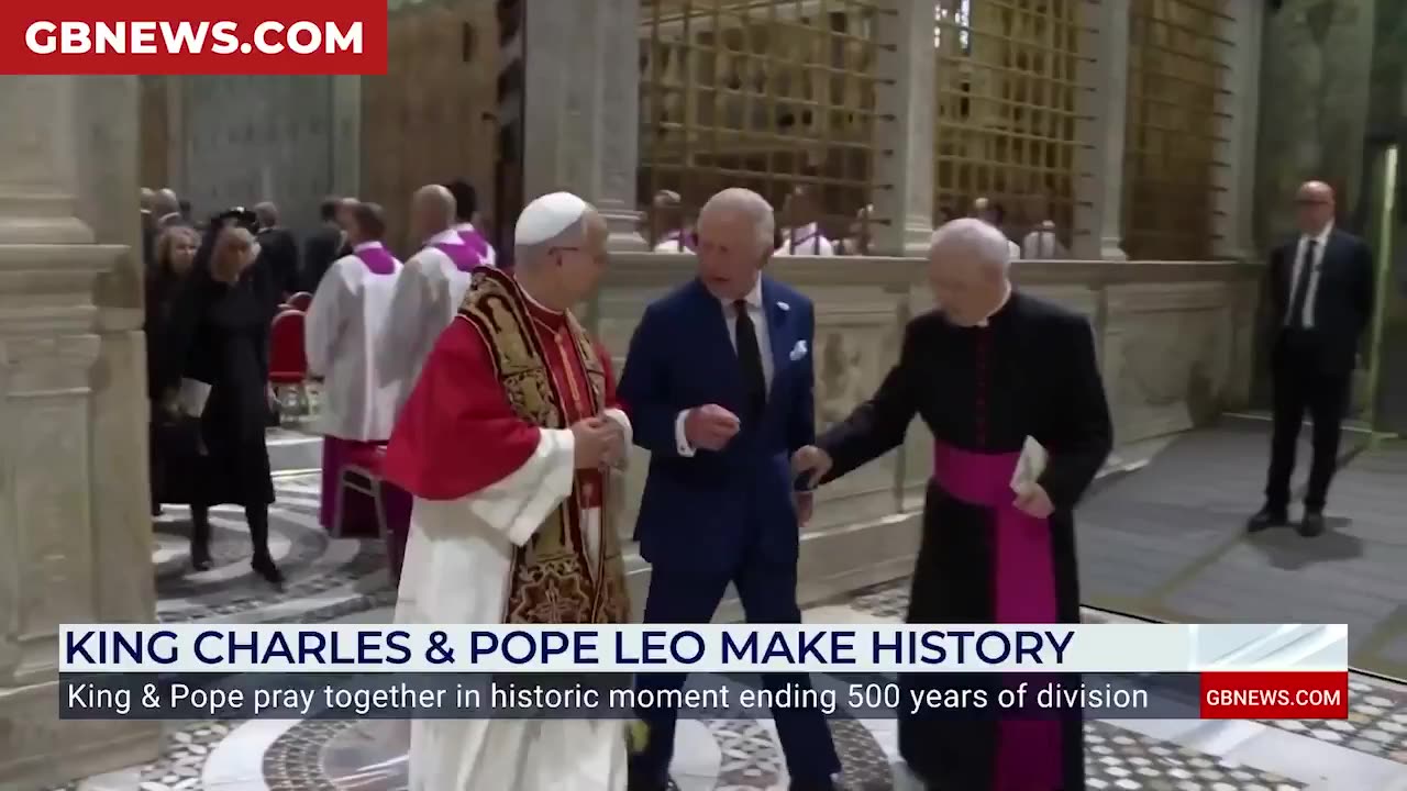 Strongest relations between the Church of England and the Roman Catholic Church for 500 years