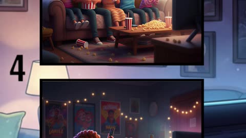 Cozy Family Movie Night 🍿🎥