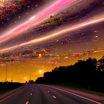 Road Beneath the Galactic Sky