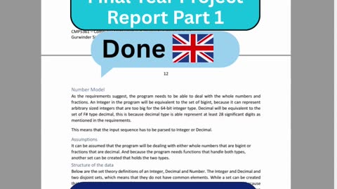 Student Work (Project Report)| CMP5361 part 1 Final Year Project CLI Calculator program|Birmingham