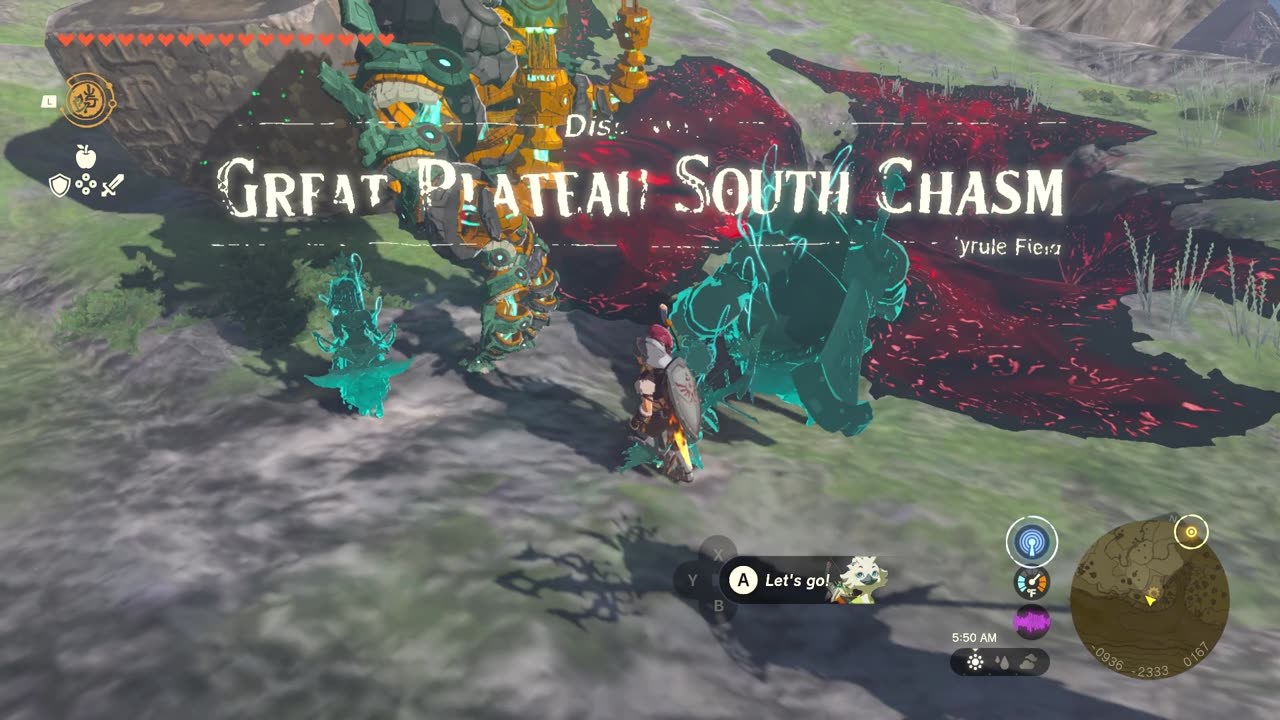 great plateau north chasm