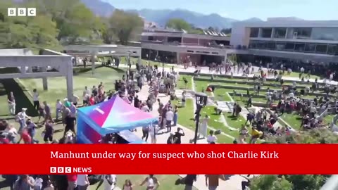 Manhunt for Charlie Kirk killer continues as Trump says it is 'dark moment for America'