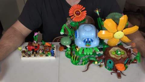 Time Lapse Build Lego 910051 Mushroom Village