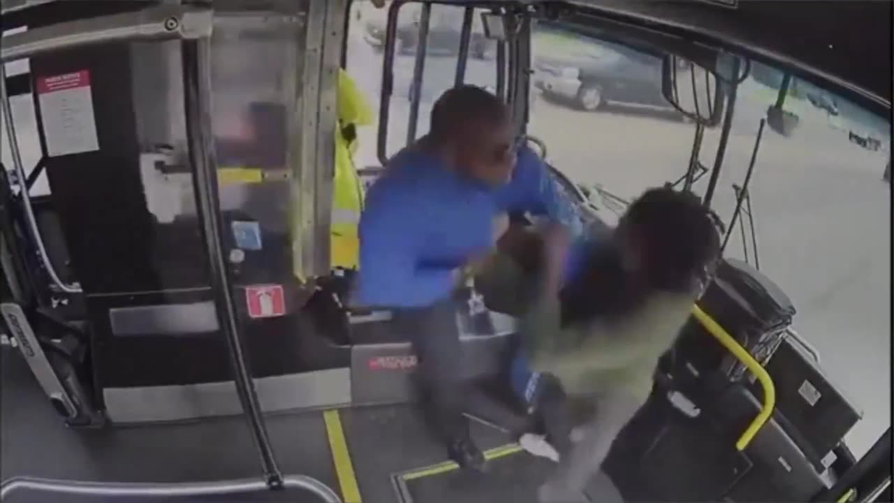 What IQ does a person have who attacks the driver of a moving bus?