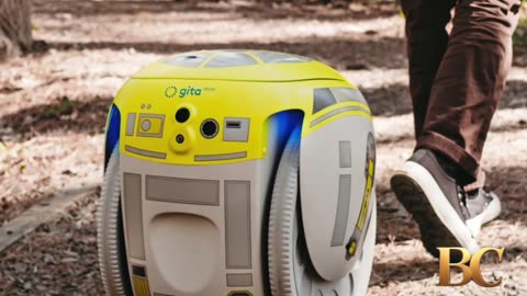 The cargo-carrying Gitamini robot is getting a Star Wars droid makeover