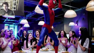 Outtake #1,006 Of The Spider-Man Dancing At A Mediterranean Restaurant Fake Funny Parody Video