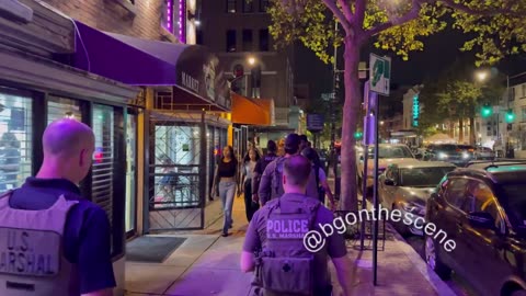 ⚠️ U.S. Marshals patrolling in Washington, D.C. tonight