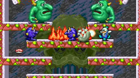 Arcade Longplay 321 Snow Bros. - Nick and Tom