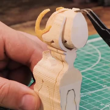 From a single block to a beautiful deer - pure talent 🦌🔥