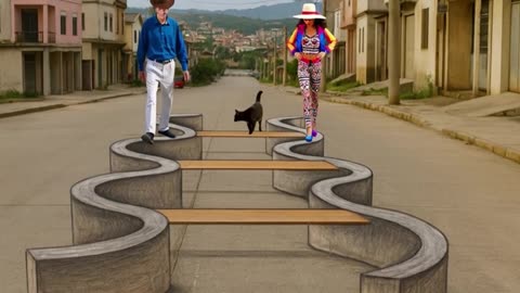 3D Art Walk2-Uk-Jini#Shorts