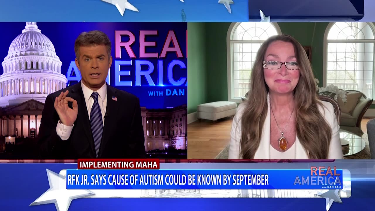 REAL AMERICA -- Dan Ball W/ Charlene Bollinger, 4/11/25
