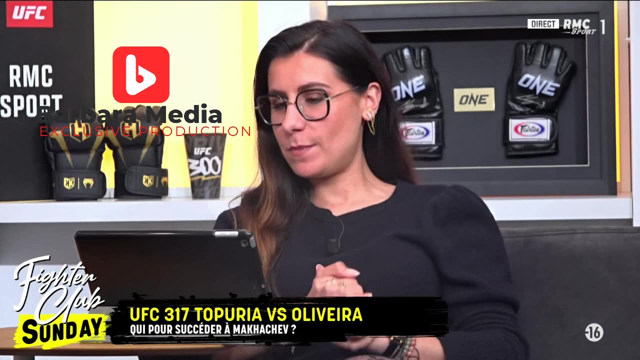 Flora Moussy sur RMC Sport