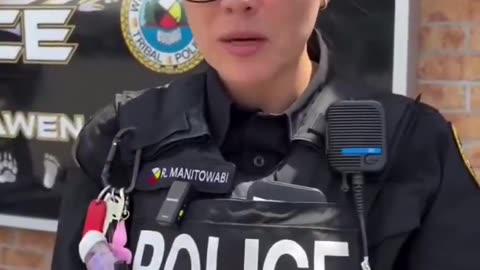 Ontario police showcasing fake Canadian currency being distributed