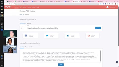 Wufoo smart form page creation Lares VA services