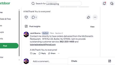 Mc Donald's Restaurant 1479 Route 23 South, Butler, NJ 07405 Deliveries