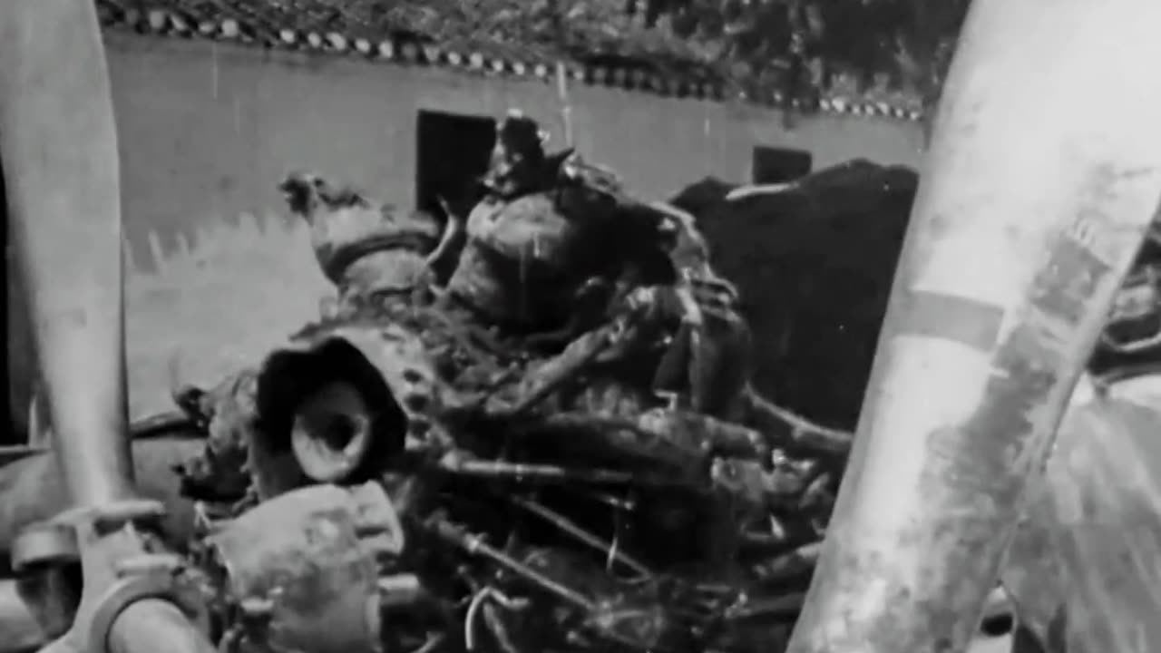 Artefacts collected by Chinese forces from downed Japanese aircraft circa 1937