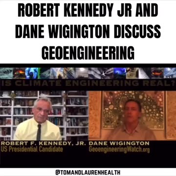 RFK Jr. and guest reveal the truth about chemtrails.