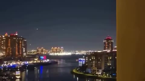 The moment Iranian retaliatory missile strikes hit US-run al-Udeid airbase in Qatar