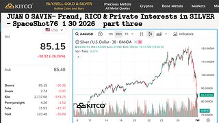JUAN O SAVIN- Fraud, RICO and Private Interests in SILVER- SpaceShot76 1 30 2026