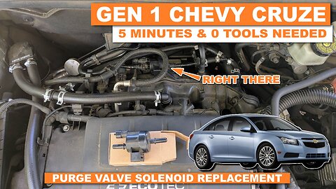 Chevy Cruze Purge Valve Replacement - And Symptoms of a Bad One