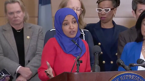 Lying Blind: Ilhan Omar Says She Didn't See That A Criminal Illegal Alien Was Shot In The Leg By ICE