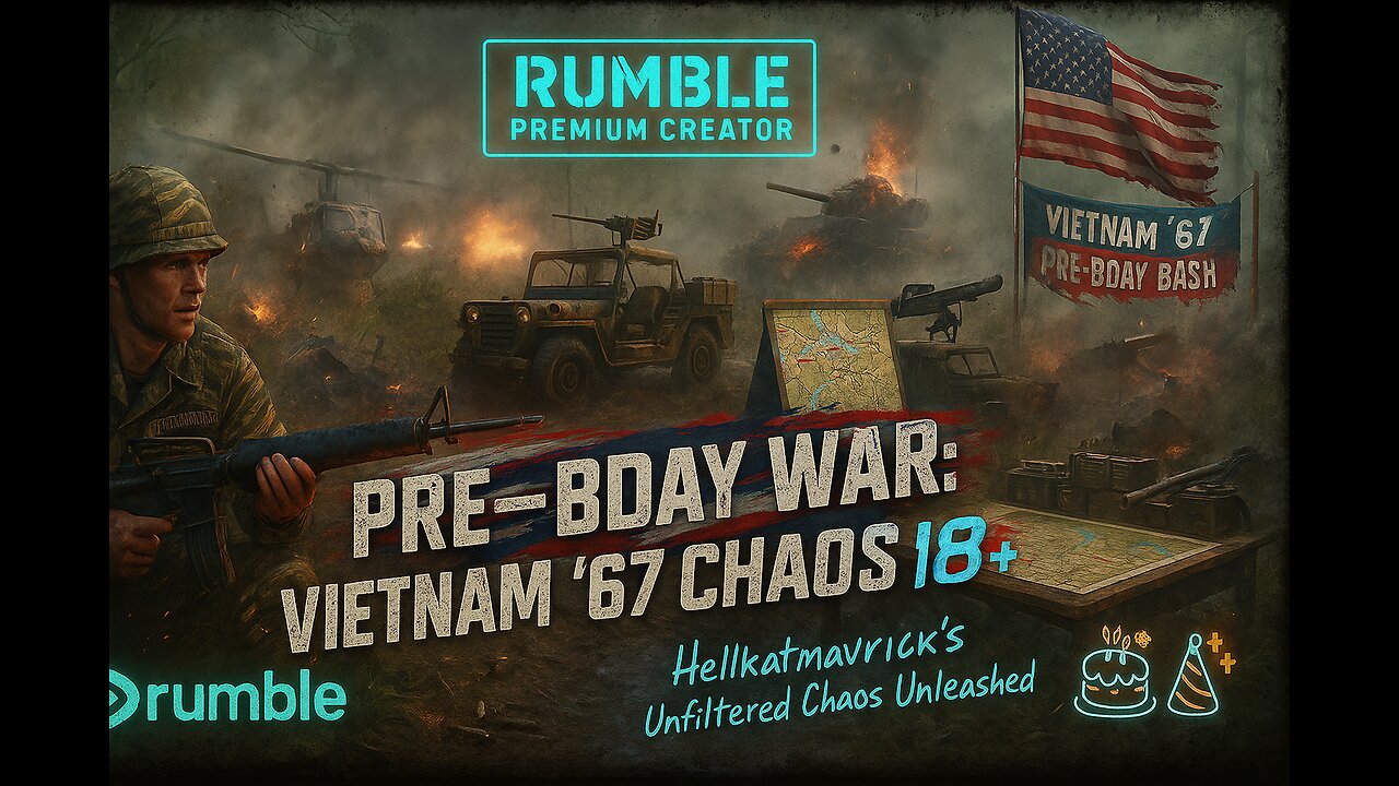 🎂 🎮🔫PRE-BDAY WAR: VIETNAM ’67 CHAOS! 18+🎂 🎮🔫