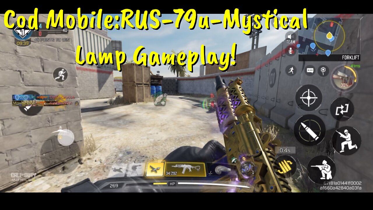 Cod Mobile:RUS-79u-Mystical Lamp, Extreme rules Gameplay!