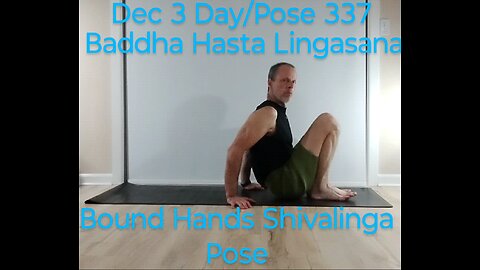 Baddha Hasta Lingasana / Bound Hands Shivalinga Pose
