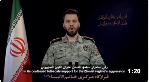 The spokesman for Iran’s Khatam al-Anbiya Central HQ's warning to America