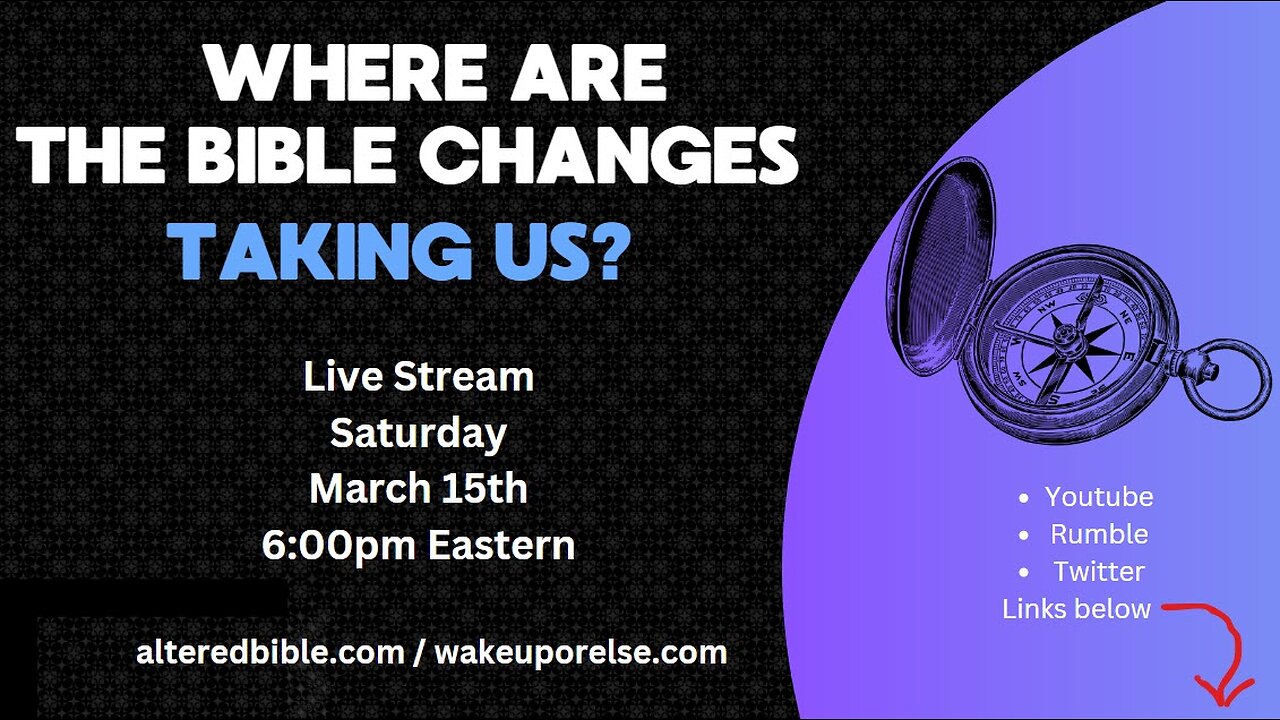 Where are the Bible changes taking us?