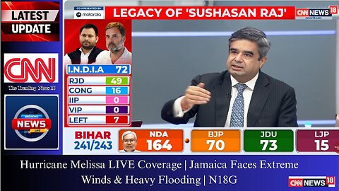 Hurricane Melissa LIVE Coverage | Jamaica Faces Extreme Winds & Heavy Flooding | N18G