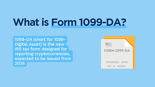 IRS 1099-DA Starts in 2026: How They’ll Track Your Crypto Wallets & Trades 🪙👀