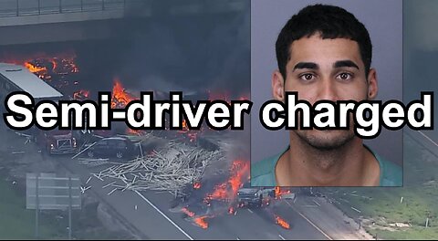 Semi-driver charged