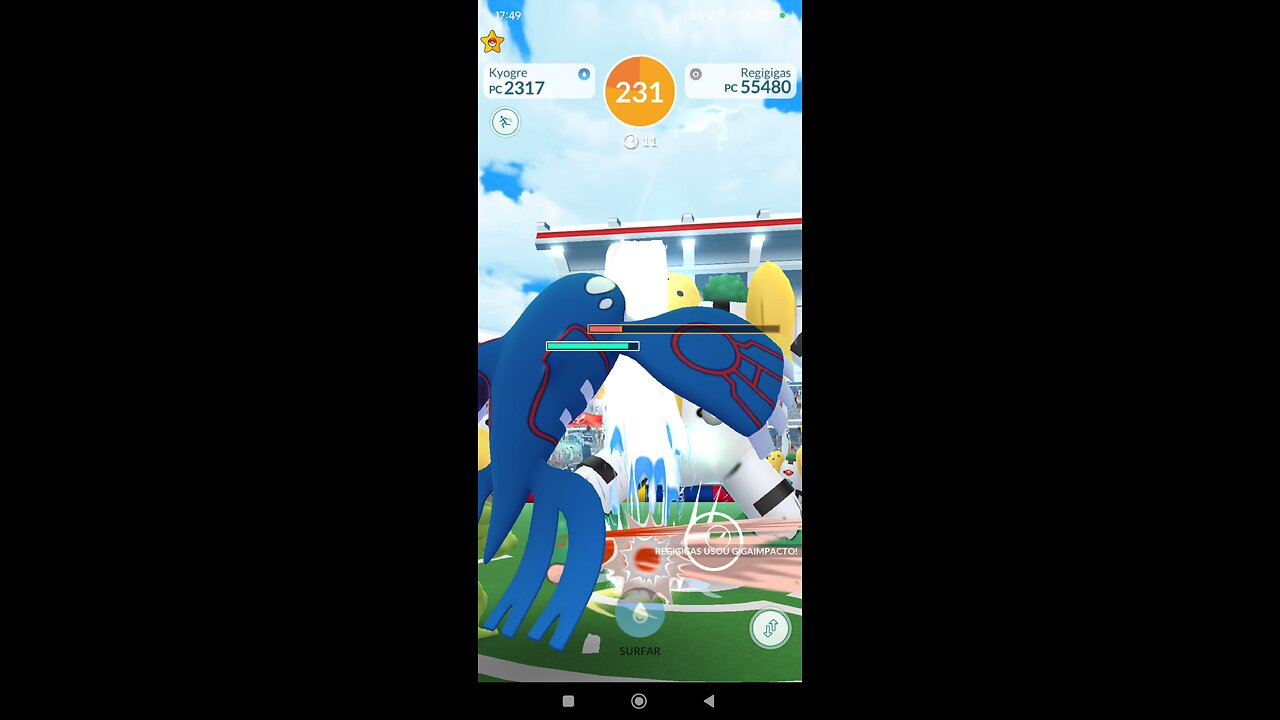 Na Reide pokémon Go