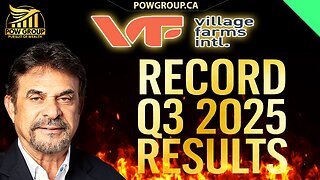 Village Farms Q3 2025 Earnings Beat & Major Bullish Chart Signals Flashing