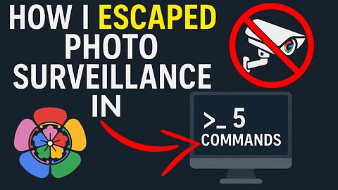 How I Escaped Photo Surveillance, With 5 Commands (free, self-hosted)