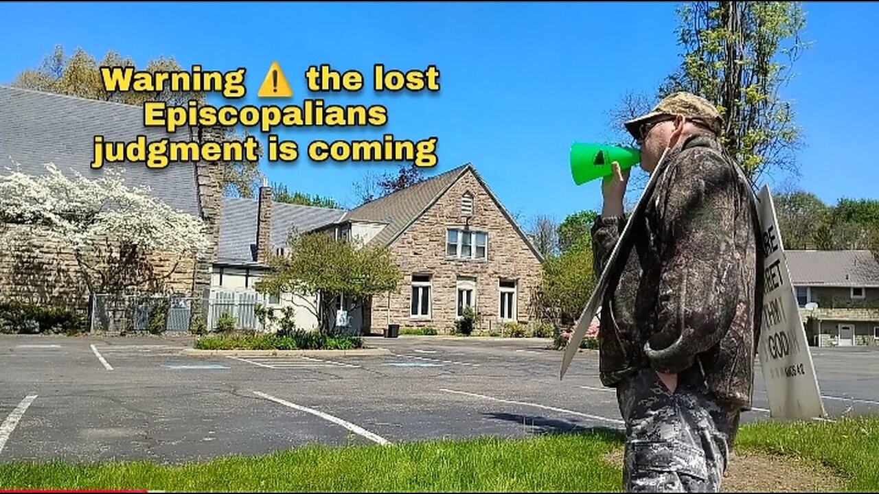 Warning ⚠️ lost Episcopalians about the coming judgment