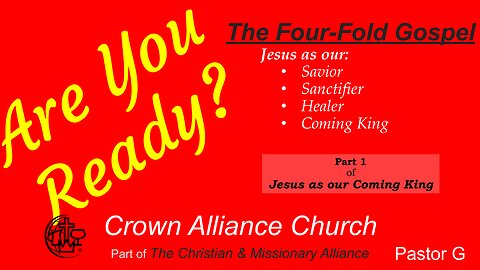 July 20, 2025 | Are You Ready? | Matthew 25:1–13 | Crown Alliance Church LIVE