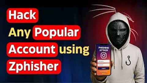 How to Hack Any Popular Account using Zphisher in Kali Linux?