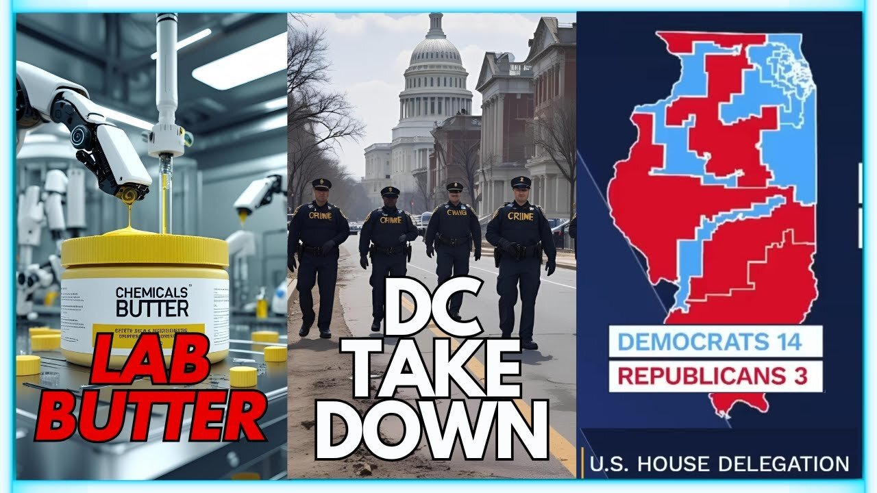 Dem's Exposed Over F-Grade Redistricting Maps , Plus Gates’ Fake Butter and Trump’s DC Cleanup!