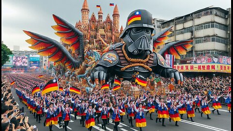 Taiwan School's Epic German-Themed Parade You Won't Believe