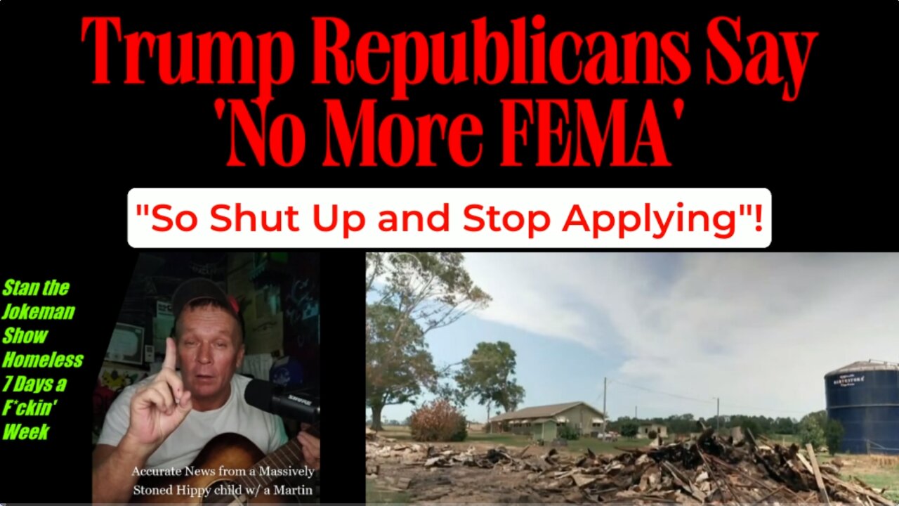 FLASH FLOOD - TORNADO - HURRICANE - EARTHQUAKE RELIEF ALL GONE