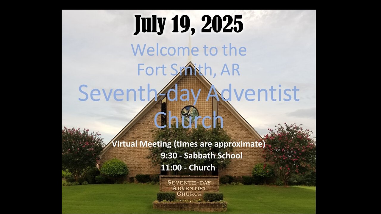 Sabbath School: Exodus - TBD / Communion Sabbath - Pastor Franklin