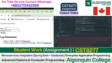 Client Work (Assignment) |CST8277 Spring Boot App – Microservices & DB Access | Algonquin
