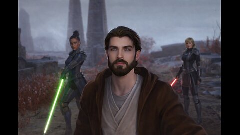 SWTOR - Jedi Historian peacefully explores some ruins